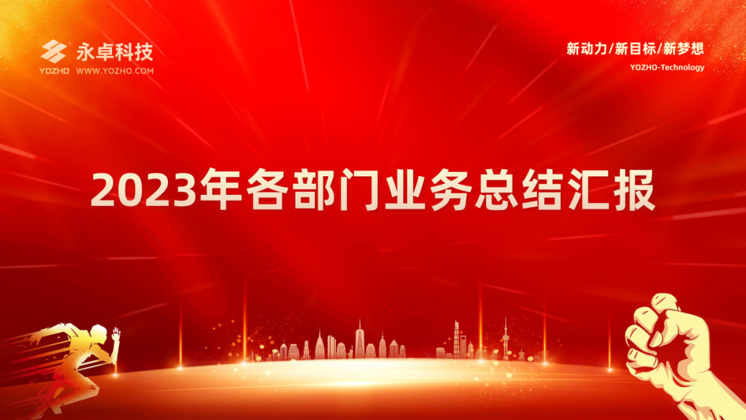 2023年永卓科技各部门工作汇报